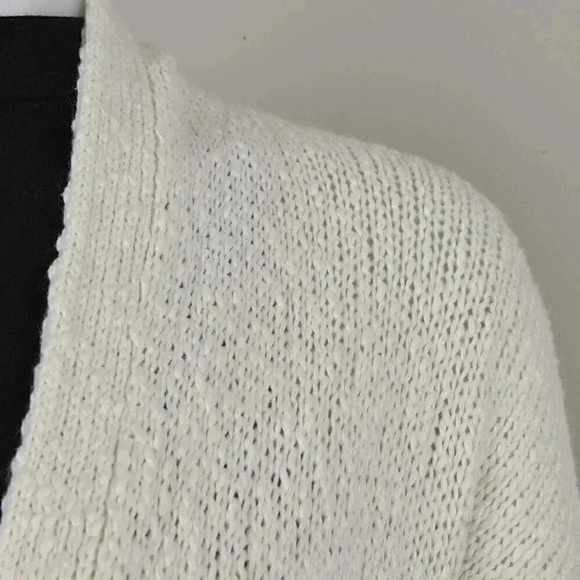 Aritzia Talula Cream Knit Cardigan Cashmere Angora Wool Open  Front Long Size XS - Picture 3 of 11